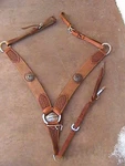 Gorgeous Jones Roughout Breastcollar Strap Silver Cadillac Cowgirl Saddle. Fixed Price $185.00.