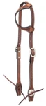 TOUGH-1 Leather Single Ear Headstall Basket Stamp W/ Silver Hardware. Fixed Price $43.01.