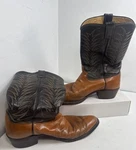 Vintage Justin 2396 Tone Beige/brown Almond Toe Men Size 11.5D. Fixed Price $35.00.
