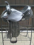 Fabtron Western Saddle #7401 Leather Cordura Lightweight 14.5" Seat Semi Qh Bars. Fixed Price $349.99.