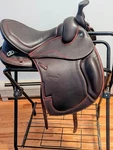 Prestige Atena Evo 17" 33 Tree Tobacco Brown With Red Leather Piping. Fixed Price $2675.00.