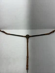 New Leather Circle Y Breast Collar With Bronze Metal Plates. #4287,1009 S-42. Fixed Price $127.80.