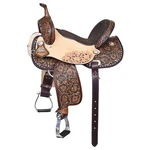 Hilason Western Horse Flex Tree Barrel Trail In American Leather Saddle Brown. Fixed Price $749.95.