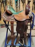 Double J Pozzi Pro Racer Saddle Custom 13.5 Seat 7GULLET Crocodile. Fixed Price $2600.00.