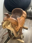 Horse Scott Dieringer Saddlery Western Livestock Cattle Rodeo Nfr. Fixed Price $1250.00.