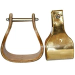 C-02-5 Horse Western Saddle Brass Bounded Wooden Stirrups Wide Roping Hilason. Fixed Price $84.95.