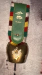Colorado Swiss Style Brass Cow Bell Colorful Fringed Leather Strap. Fixed Price $26.35.