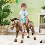Ride On Horse With Neighing Sound, Saddle For Ages 3-8. Fixed Price $84.99.