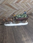 Dept. 56 1995 Heritage Horse Drawn Squash Cart Bachman's 110TH Anniversary. Fixed Price $21.99.