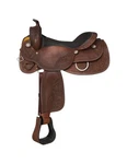 Silver Royal Western Saddle Skidmore Reiner Leather Floral Brown SR193. Fixed Price $1037.83.