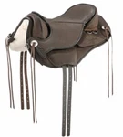 Barefoot Atlanta Treeless Saddle Brown Size 1. Fixed Price $950.00.