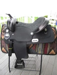 16'' Full Qhb Tahoe Saddlery Hand Crafted Black Night Western Synthetic. Fixed Price $225.00.