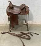 Hereford Brand Tex Tan Of Yoakum Western Leather Saddle 15 In Brown Beautiful. Fixed Price $285.00.