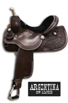 14",15",16" Showman Argentina Cow Leather Round Skirt Saddle. Fixed Price $455.95.