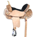 60HS 17 In Flex Tree Western Horse Saddle American Leather Trail Barrel By. Fixed Price $749.95.