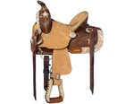 Silver Royal Western Saddle Mini Marshal Barrel Youth 8" Brown SR264Y. Fixed Price $369.83.