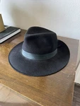 Of Color Noir Rancher Australian Wool Fedora Wide Brim Hat Black Western. Fixed Price $39.00.