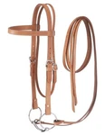 Tough 1 Bridle Complete Draft Western Snaffle Bit Leather 42-9745. Fixed Price $81.83.