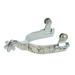 Weaver Leather Ladies Stainless Steel Spurs With German Silver Floral Trim -. Fixed Price $112.22.