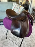19'' M/w 31 Cm Stubben Roxane English A/p Saddle Leathers. Fixed Price $900.00.