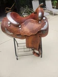 Mc Lelland Western Pleasure Show Saddle 16 Inch Seat Light Oil. Fixed Price $4950.00.