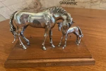 Sacchetti Miniature Sterling Silver Corral And Colt. Western Saddle.. Fixed Price $200.00.