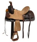 Youth Hard Seat Roper Style Saddle Rough & Basket Tooling 12" New. Fixed Price $274.90.